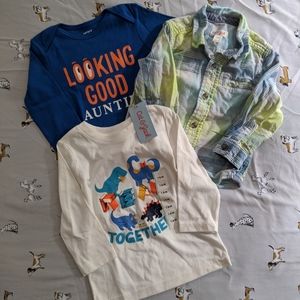 Winter Cat & Jack Bundle with Carter's Onsie